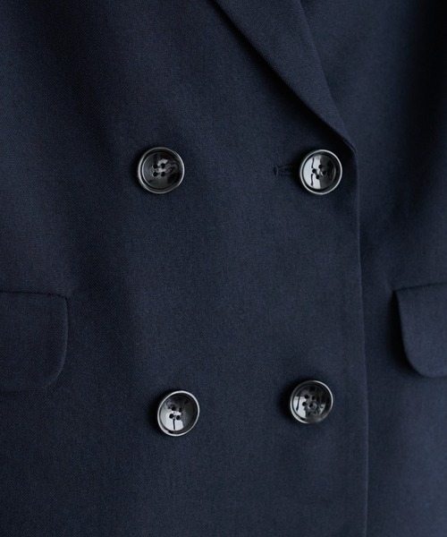 ウールライクセットアップテーラードジャケット