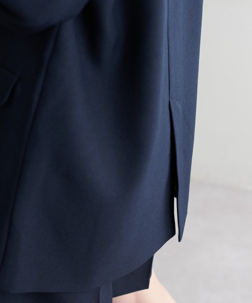 ウールライクセットアップテーラードジャケット