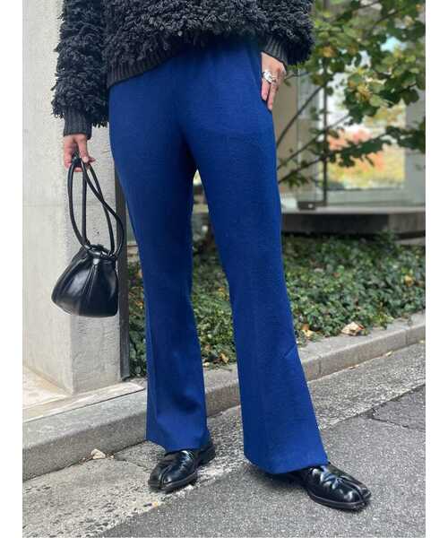 journal standard L'essage（ジャーナルスタンダードレサージュ）の「ウールジャージーパンツ（その他パンツ・レディース・ブラック/ベージュ/ブルー系その他・36/38）」の3枚目の写真