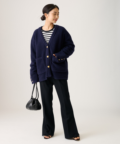 journal standard L'essage（ジャーナルスタンダードレサージュ）の「ウールジャージーパンツ（その他パンツ・レディース・ブラック/ベージュ/ブルー系その他・36/38）」の10枚目の写真