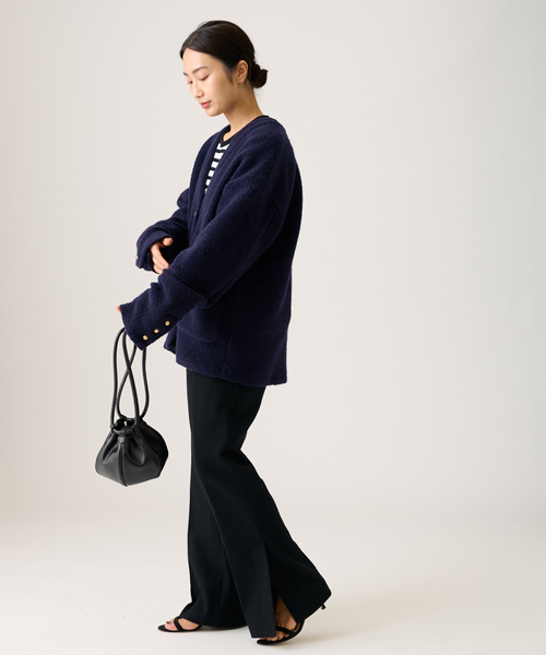 journal standard L'essage（ジャーナルスタンダードレサージュ）の「ウールジャージーパンツ（その他パンツ・レディース・ブラック/ベージュ/ブルー系その他・36/38）」の12枚目の写真