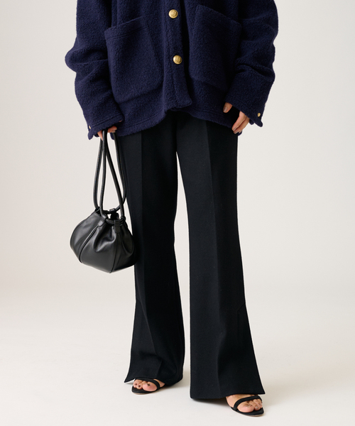 journal standard L'essage（ジャーナルスタンダードレサージュ）の「ウールジャージーパンツ（その他パンツ・レディース・ブラック/ベージュ/ブルー系その他・36/38）」の13枚目の写真