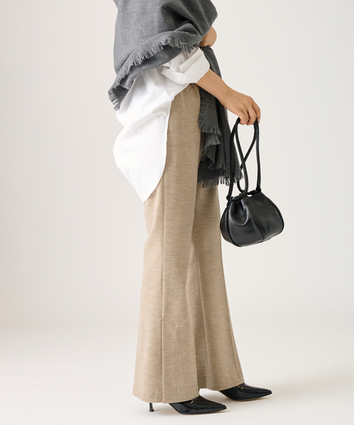 journal standard L'essage（ジャーナルスタンダードレサージュ）の「ウールジャージーパンツ（その他パンツ・レディース・ブラック/ベージュ/ブルー系その他・36/38）」の21枚目の写真