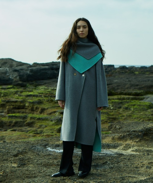 IRENE/アイレネ/Bi Color Double Faced Coat IRENE アイレネ Bi Color Double Faced Coat