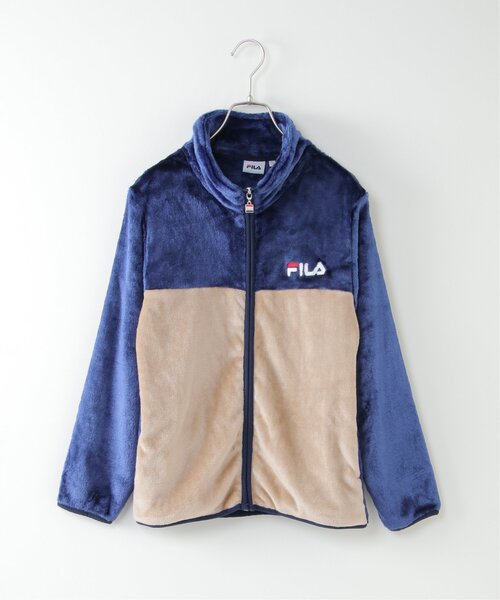 FILA(フィラ)の「FILA フィラ フリース切り替えジャケット(130~160cm)(ブルゾン・キッズ・ブラック/ネイビー・130/140/150/160)」の12枚目の写真