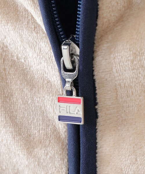 FILA(フィラ)の「FILA フィラ フリース切り替えジャケット(130~160cm)(ブルゾン・キッズ・ブラック/ネイビー・130/140/150/160)」の11枚目の写真