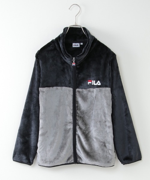 FILA(フィラ)の「FILA フィラ フリース切り替えジャケット(130~160cm)(ブルゾン・キッズ・ブラック/ネイビー・130/140/150/160)」の13枚目の写真
