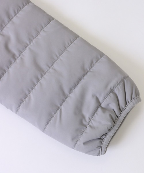 GIORDANO（ジョルダーノ）の「[ GIORDANO ]パデッドフードジャケット (ユニセックス)（ダウンジャケット/コート・レディース・ネイビー/グレー・SMALL/MEDIUM/LARGE/X-LARGE）」の11枚目の写真