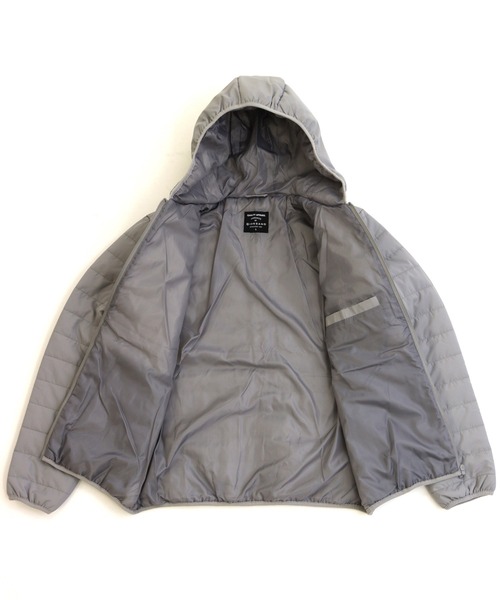 GIORDANO（ジョルダーノ）の「[ GIORDANO ]パデッドフードジャケット (ユニセックス)（ダウンジャケット/コート・レディース・ネイビー/グレー・SMALL/MEDIUM/LARGE/X-LARGE）」の14枚目の写真