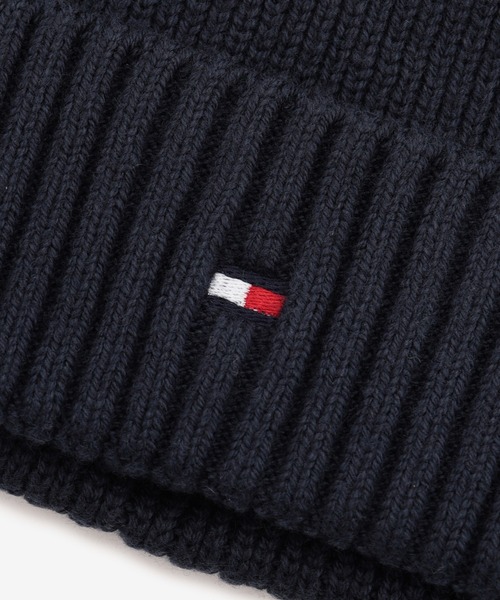 TOMMY HILFIGER（トミーヒルフィガー）の「フラッグロゴニットキャップ（ニットキャップ/ビーニー・メンズ・ネイビー/グレー/ベージュ/ブラック/アイボリー・FREE）」の10枚目の写真