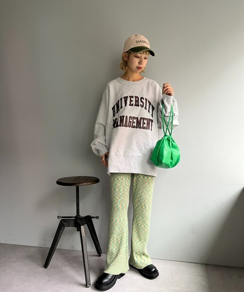 CIAOPANIC(チャオパニック)の「ヘビーウェイトプリントロゴスウェット(スウェット・レディース・チャコールグレー/オフホワイト/グレー・ONE SIZE)」の17枚目の写真