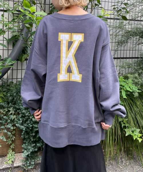 CIAOPANIC(チャオパニック)の「ヘビーウェイトプリントロゴスウェット(スウェット・レディース・チャコールグレー/オフホワイト/グレー・ONE SIZE)」の18枚目の写真