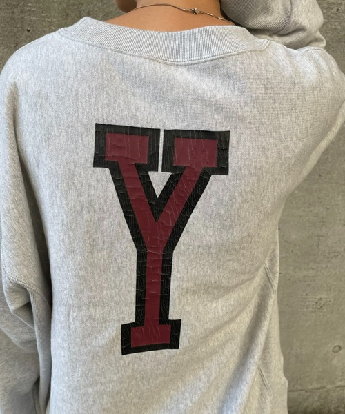 CIAOPANIC(チャオパニック)の「ヘビーウェイトプリントロゴスウェット(スウェット・レディース・チャコールグレー/オフホワイト/グレー・ONE SIZE)」の8枚目の写真