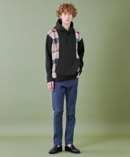 新品　クレストブリッジ　チェックフーディー　パーカー　M BLACK LABEL CRESTBRIDGE（ブラックレーベル・クレストブリッジ