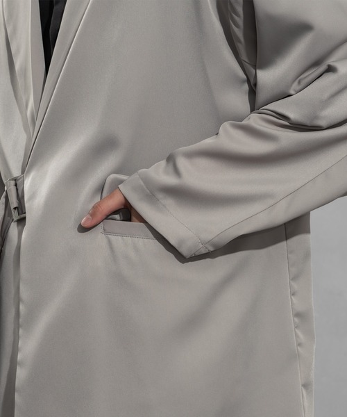 Adoon plain（アドーンプレーン）の「【Adoon plain】タイロッケンジャケット（テーラードジャケット・メンズ・グレー/ブラック・MEDIUM/LARGE）」の14枚目の写真