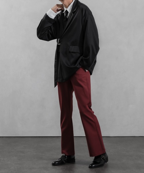 Adoon plain（アドーンプレーン）の「【Adoon plain】タイロッケンジャケット（テーラードジャケット・メンズ・グレー/ブラック・MEDIUM/LARGE）」の17枚目の写真