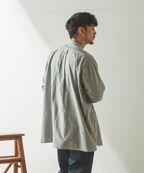 ARMY TWILL(アーミーツイル)の「ARMY TWILL スリーピングシャツ AM-22AW7003(シャツ/ブラウス・メンズ・カーキ/グレー・L/M)」の18枚目の写真