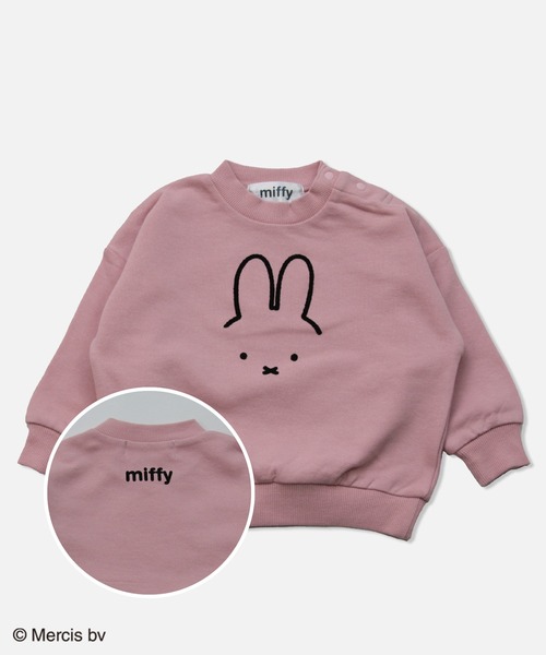 JAM & LINK（ジャムアンドリンク）の「【miffy】 ミッフィー / トレーナー（スウェット・キッズ・A/B/C/D/E/F/G・80ｃｍ/90cm/100cm/130cm/140cm/110cm/120cm）」の4枚目の写真