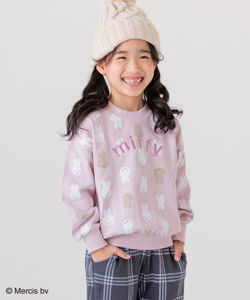 JAM & LINK（ジャムアンドリンク）の「【miffy】 ミッフィー / トレーナー（スウェット・キッズ・A/B/C/D/E/F/G・80ｃｍ/90cm/100cm/130cm/140cm/110cm/120cm）」の7枚目の写真
