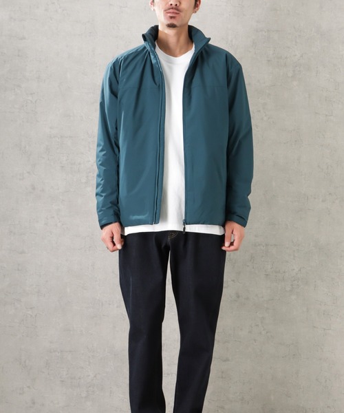 その他ブランド / ジャケット/1/コットン/NVY/無地 NAVY（ネイビー）の「[大きいサイズ] オールウェザー無地中綿スタンド