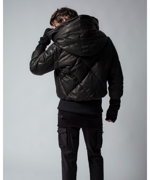 kiryuyrik（キリュウキリュウ）の「LongRibHoodieDown（ブルゾン・メンズ・ブラック・MEDIUM/LARGE）」の3枚目の写真