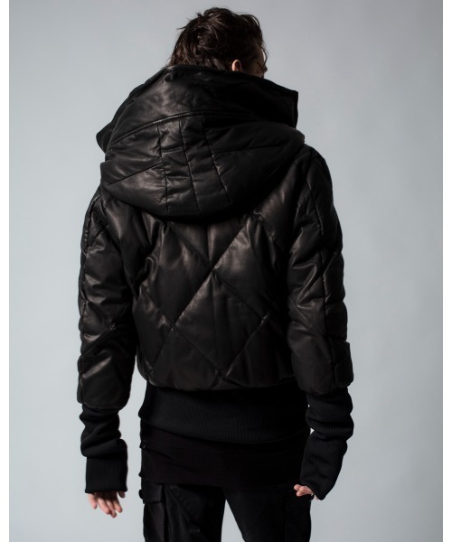 kiryuyrik（キリュウキリュウ）の「LongRibHoodieDown（ブルゾン・メンズ・ブラック・MEDIUM/LARGE）」の4枚目の写真