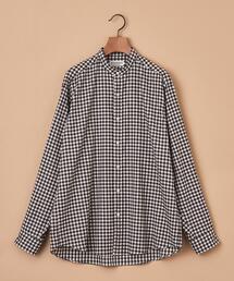 ＜SOVEREIGN＞ トーマスメイソン ギンガムチェック バンドカラーシャツ