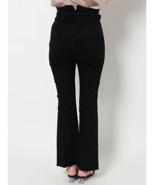 MERCURYDUO（マーキュリーデュオ）の「ハイウエストストレッチフリンジヘムデニムパンツ（デニムパンツ・レディース・ブラック/インディゴブルー・SMALL/MEDIUM）」の18枚目の写真