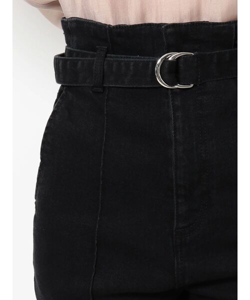 MERCURYDUO（マーキュリーデュオ）の「ハイウエストストレッチフリンジヘムデニムパンツ（デニムパンツ・レディース・ブラック/インディゴブルー・SMALL/MEDIUM）」の19枚目の写真