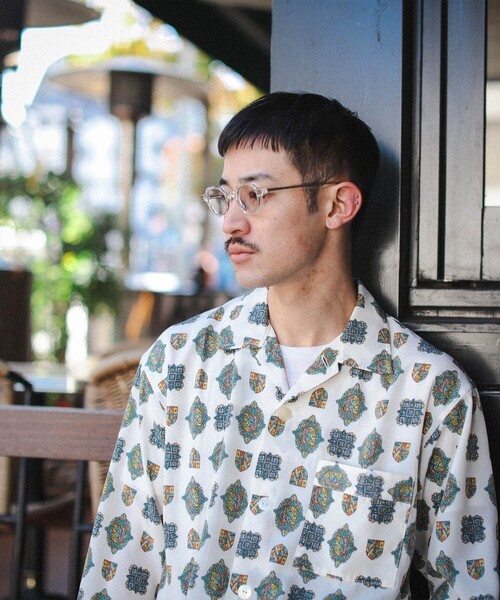 BEAMS（ビームス）の「BEAMS / パジャマ イージーシャツ（シャツ/ブラウス・メンズ・ホワイト/グリーン・XL/M/S/L）」の8枚目の写真