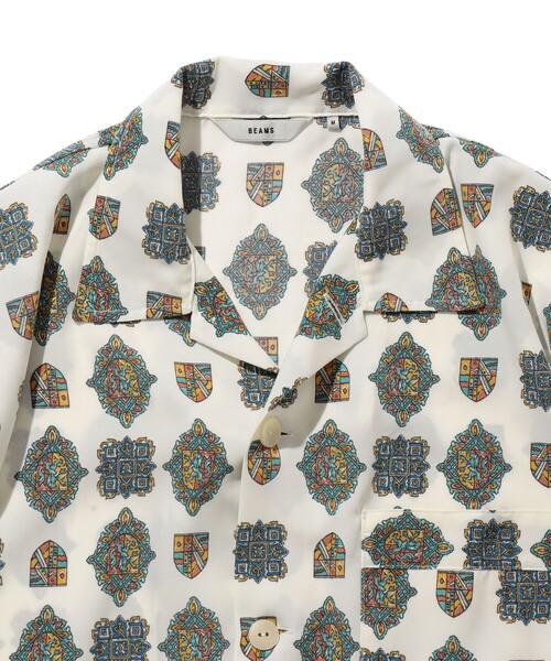 BEAMS（ビームス）の「BEAMS / パジャマ イージーシャツ（シャツ/ブラウス・メンズ・ホワイト/グリーン・XL/M/S/L）」の16枚目の写真