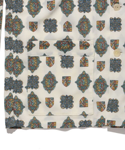 BEAMS（ビームス）の「BEAMS / パジャマ イージーシャツ（シャツ/ブラウス・メンズ・ホワイト/グリーン・XL/M/S/L）」の21枚目の写真