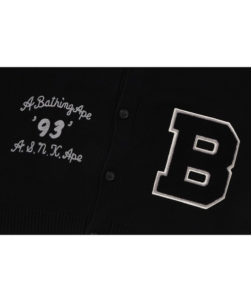 A BATHING APE（アベイシングエイプ）の「BAPE KNIT CARDIGAN M