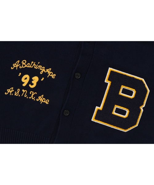 A BATHING APE（アベイシングエイプ）の「BAPE KNIT CARDIGAN M