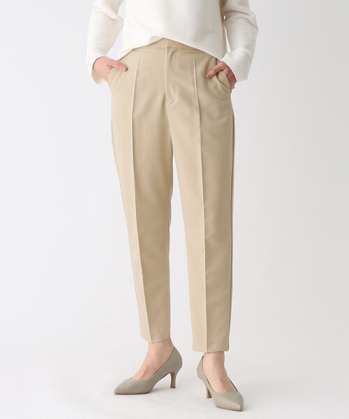 OPAQUE.CLIP(オペークドットクリップ)の「◆セットアップ対応 センタープレススティックパンツ【洗濯機洗い可/イージーケア/ストレッチ/防シワ/吸水速乾】(その他パンツ・レディース・カーキ/オフホワイト/ピンク系/ブルー/ブラック/ベージュ・36/38/40/34/42)」の11枚目の写真