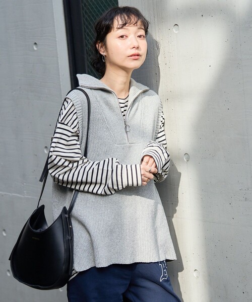 FREAK'S STORE（フリークスストア）の「畦ハーフジップベスト（ベスト