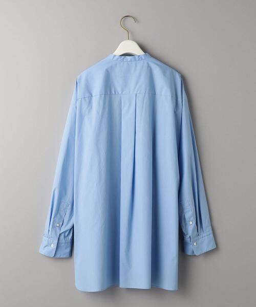 BEAUTY&YOUTH UNITED ARROWS（ビューティーアンドユースユナイテッドアローズ）の「コットンタイプライター スキッパー チュニック -ウォッシャブル-（シャツ/ブラウス・レディース・ホワイト/ライトブルー・S/M）」の13枚目の写真