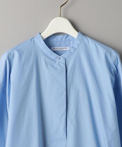 BEAUTY&YOUTH UNITED ARROWS（ビューティーアンドユースユナイテッドアローズ）の「コットンタイプライター スキッパー チュニック -ウォッシャブル-（シャツ/ブラウス・レディース・ホワイト/ライトブルー・S/M）」の14枚目の写真