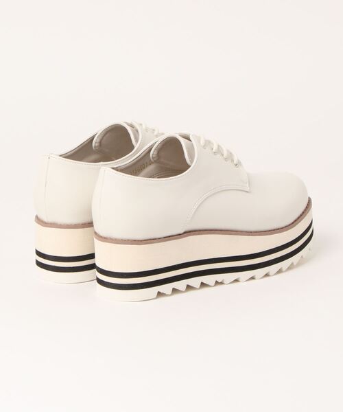 ROSE BUD（ローズバッド）の「厚底レースアップシューズ（その他シューズ・レディース・ブラック/シルバー/ホワイト・37/39/38/36）」の4枚目の写真