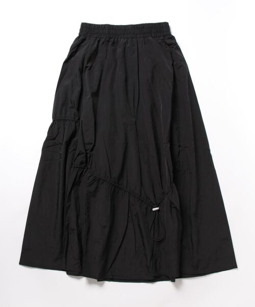 ＪＵＧＬＡＮＳ（ユグランス）の「☆ ワッシャータフタドロストスカート　31010H134（スカート・レディース・ブルー/アイボリー/ブラック・FREE）」の3枚目の写真