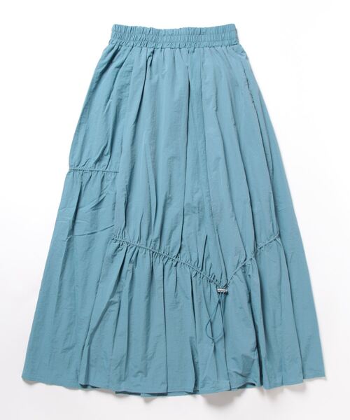 ＪＵＧＬＡＮＳ（ユグランス）の「☆ ワッシャータフタドロストスカート　31010H134（スカート・レディース・ブルー/アイボリー/ブラック・FREE）」の5枚目の写真