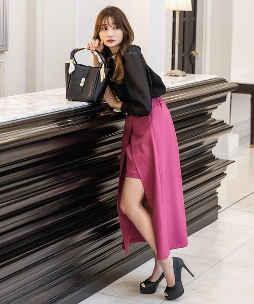 Julia Boutique（ジュリアブティック）の「クロコ調オープントゥ美脚ヒールパンプス/23081（パンプス・レディース・ブラック/ホワイト・35/36/38/39/37）」の21枚目の写真