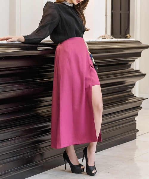 Julia Boutique（ジュリアブティック）の「クロコ調オープントゥ美脚ヒールパンプス/23081（パンプス・レディース・ブラック/ホワイト・35/36/38/39/37）」の12枚目の写真