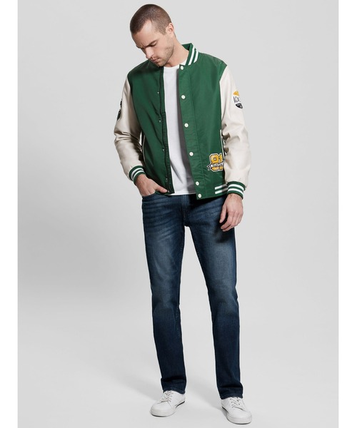 Guess(ゲス)の「Patch Varsity Jacket(スタジャン・メンズ・グリーン・LARGE/X-LARGE/MEDIUM/SMALL)」の9枚目の写真