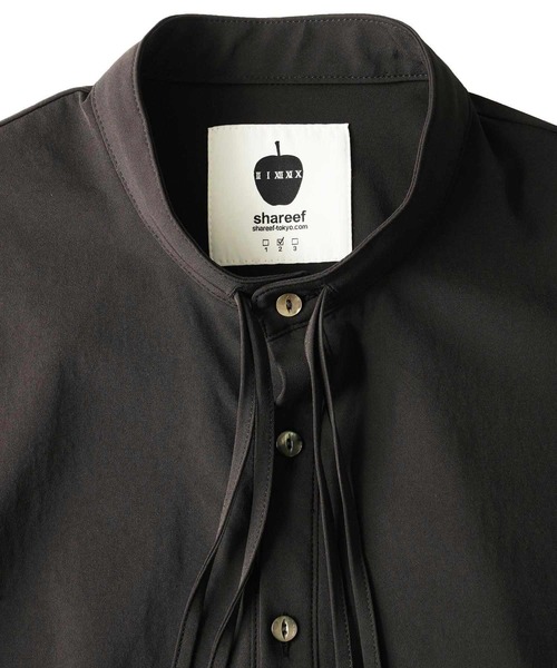 SHAREEF（シャリーフ）の「SHELL DRY SMOCK SHIRTS（シャツ/ブラウス・メンズ・ホワイト/ブラック・1/2/3）」の3枚目の写真