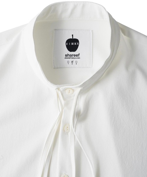 SHAREEF（シャリーフ）の「SHELL DRY SMOCK SHIRTS（シャツ/ブラウス・メンズ・ホワイト/ブラック・1/2/3）」の6枚目の写真