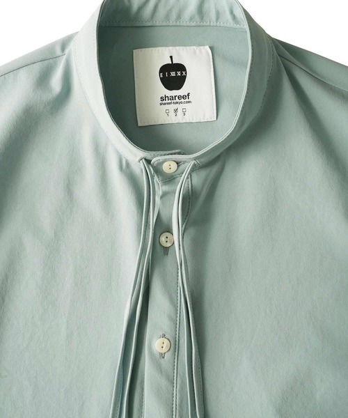 SHAREEF（シャリーフ）の「SHELL DRY SMOCK SHIRTS（シャツ/ブラウス・メンズ・ホワイト/ブラック・1/2/3）」の9枚目の写真