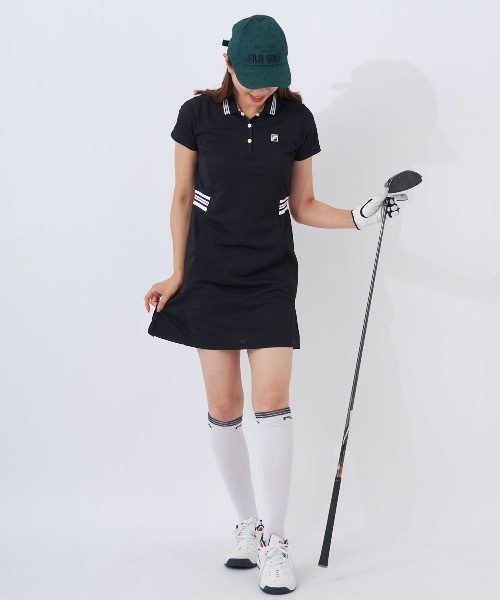 FILA GOLF(フィラゴルフ )の「【FILA GOLF:フィラゴルフ】レディースワンピース ゴルフ(ワンピース・レディース・ブラック/ネイビー/パープル/ミント・SMALL/X-LARGE/MEDIUM/LARGE/XX-LARGE)」の19枚目の写真