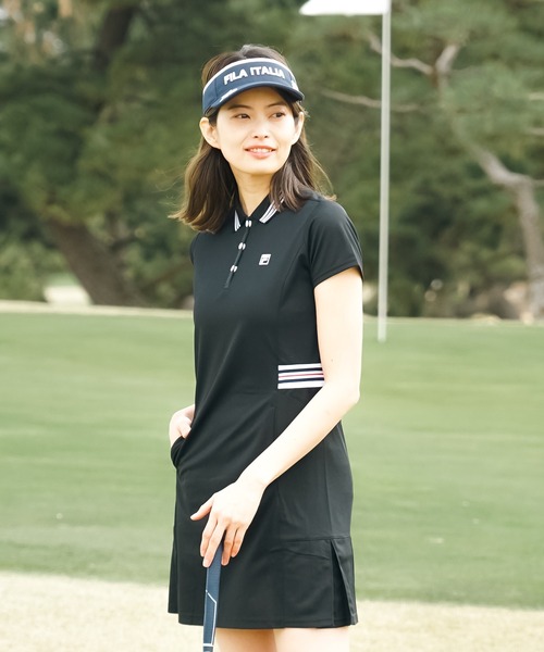 FILA GOLF(フィラゴルフ )の「【FILA GOLF:フィラゴルフ】レディースワンピース ゴルフ(ワンピース・レディース・ブラック/ネイビー/パープル/ミント・SMALL/X-LARGE/MEDIUM/LARGE/XX-LARGE)」の9枚目の写真