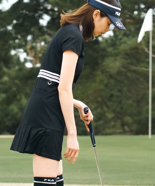 FILA GOLF(フィラゴルフ )の「【FILA GOLF:フィラゴルフ】レディースワンピース ゴルフ(ワンピース・レディース・ブラック/ネイビー/パープル/ミント・SMALL/X-LARGE/MEDIUM/LARGE/XX-LARGE)」の10枚目の写真